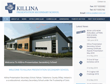 Tablet Screenshot of killinaschool.ie